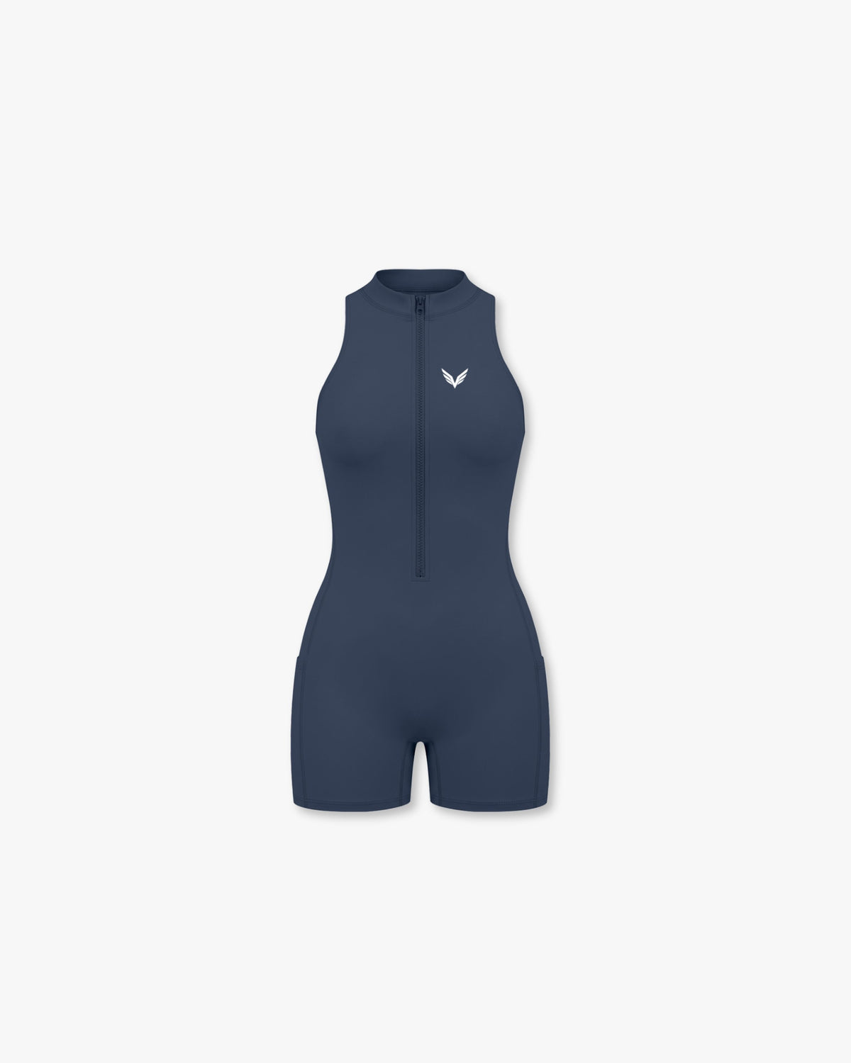 Quarter-Zip Yoga Bodysuit