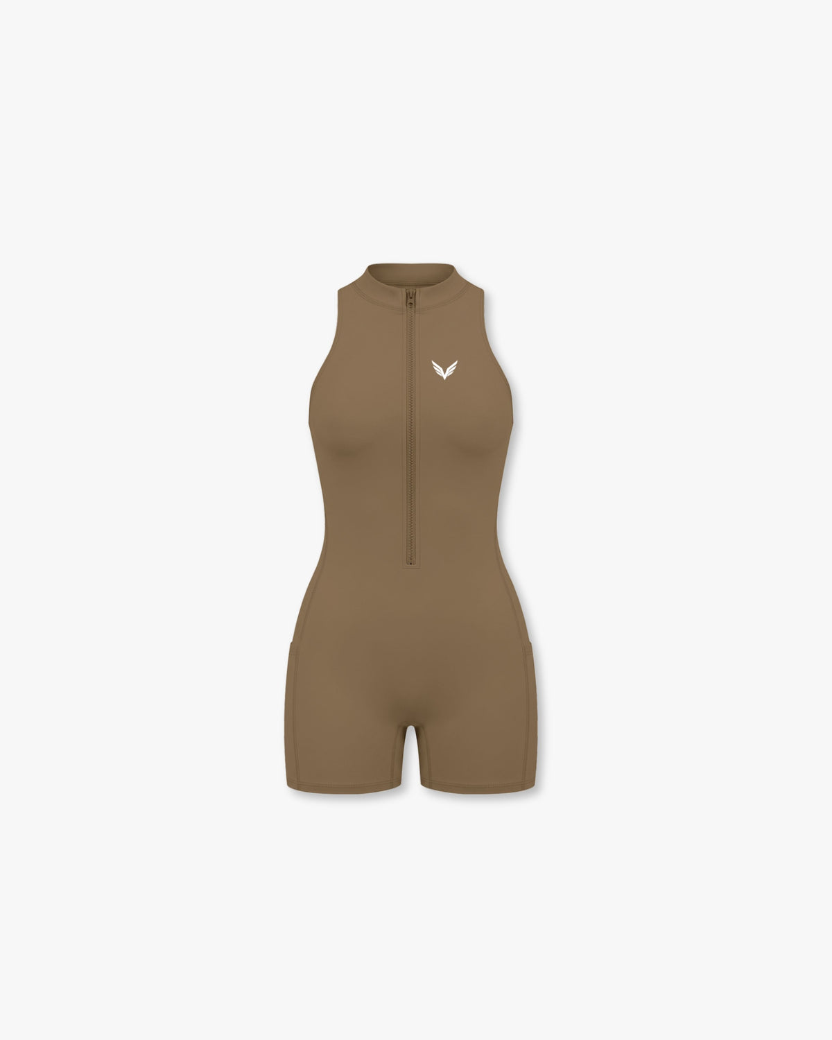 Quarter-Zip Yoga Bodysuit